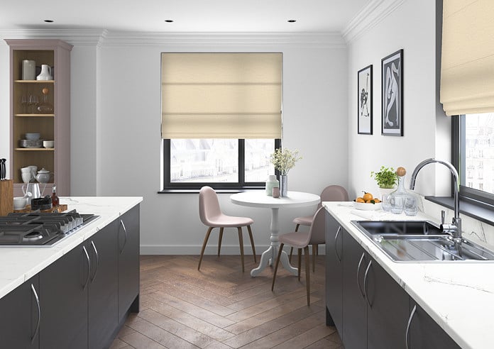 Maurice, Cream - Twist&Fit Roman Blind - Image 5